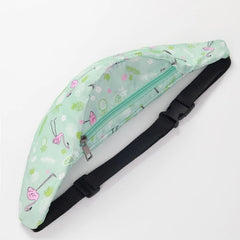 Flamingo Outdoor Waist Bag Colorful Cartoon Hiking Beltbag