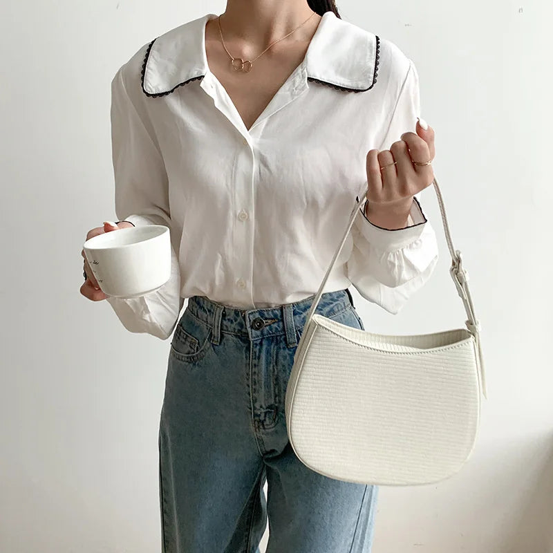 Fashionable Crossbody Bag with Adjustable Strap