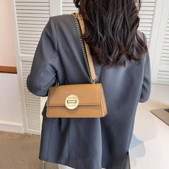 Retro Chain Shoulder Bag for Women, Small Square Crossbody Bag