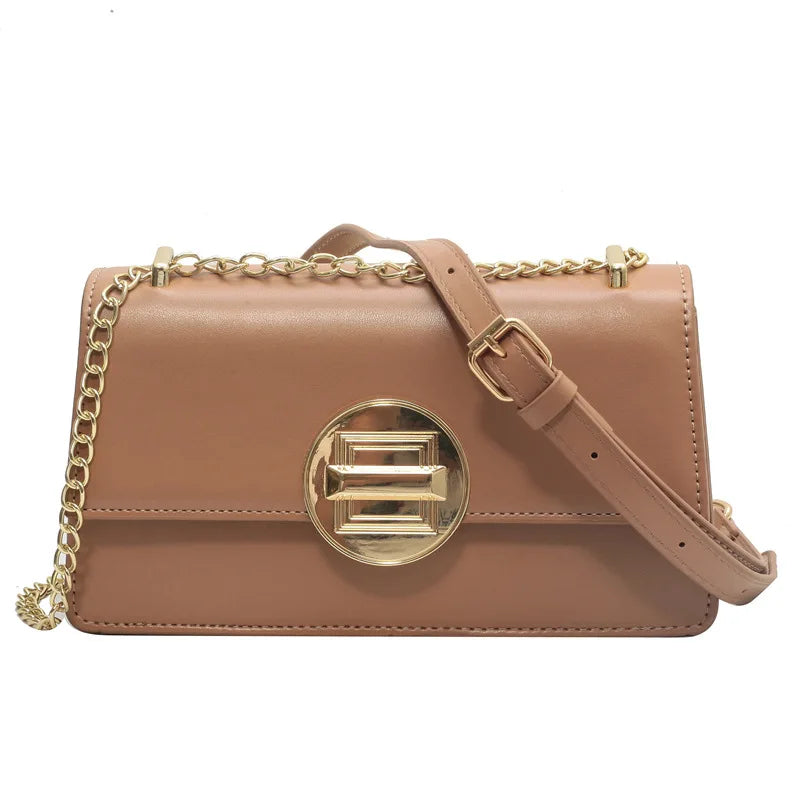 Retro Chain Shoulder Bag for Women, Small Square Crossbody Bag
