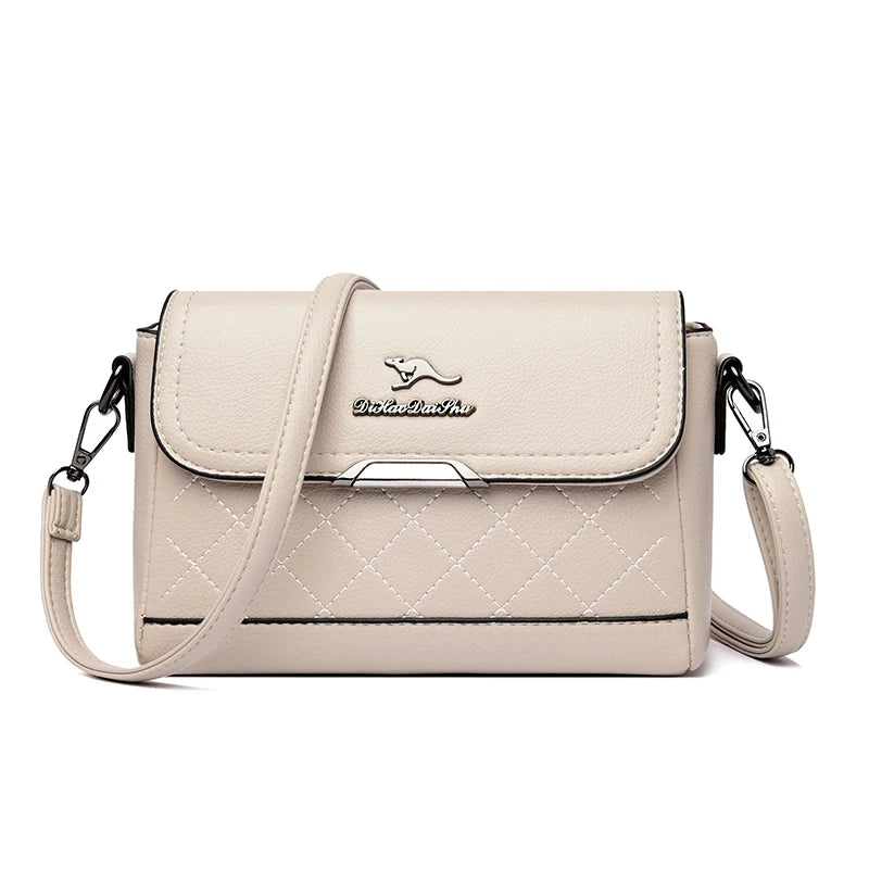 Flap Shoulder Bags Women High Leather Crossbody Bag Lady Summer Purses Handbag S
