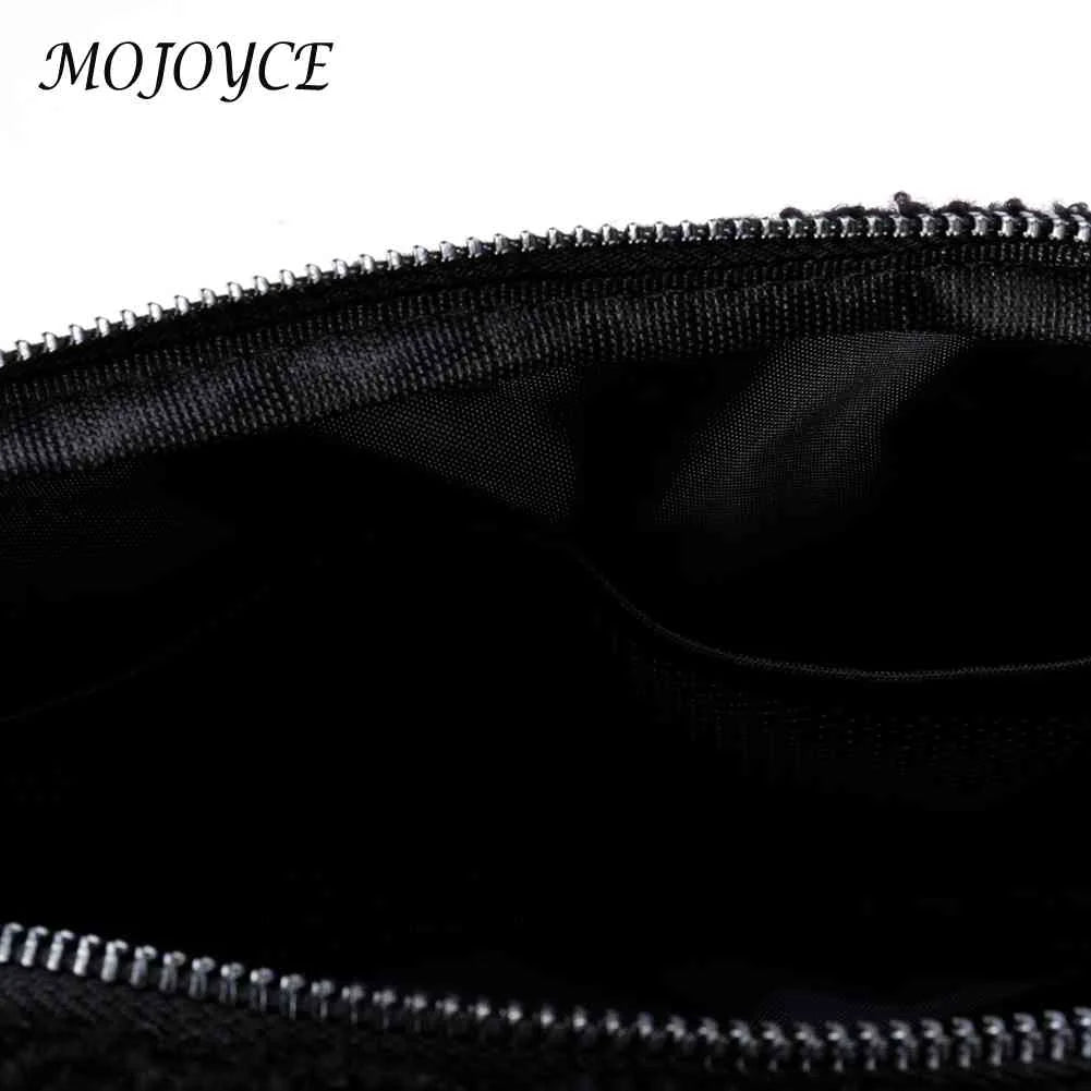 Plush Waist Bag Zipper Pocket Women Waist Belt Bag for Outdoor Sports