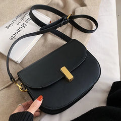 Women Leather Messenger Bag Mini Shoulder Handbag
