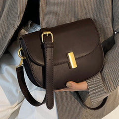 Women Leather Messenger Bag Mini Shoulder Handbag