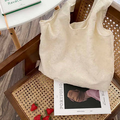 Floral Embroidery Lace Shoulder Bags Canvas Handbags