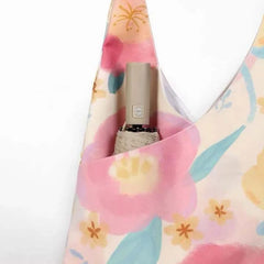 Floral Shoulder Bag Women Casual Tote Canvas Handbag Large Capacity