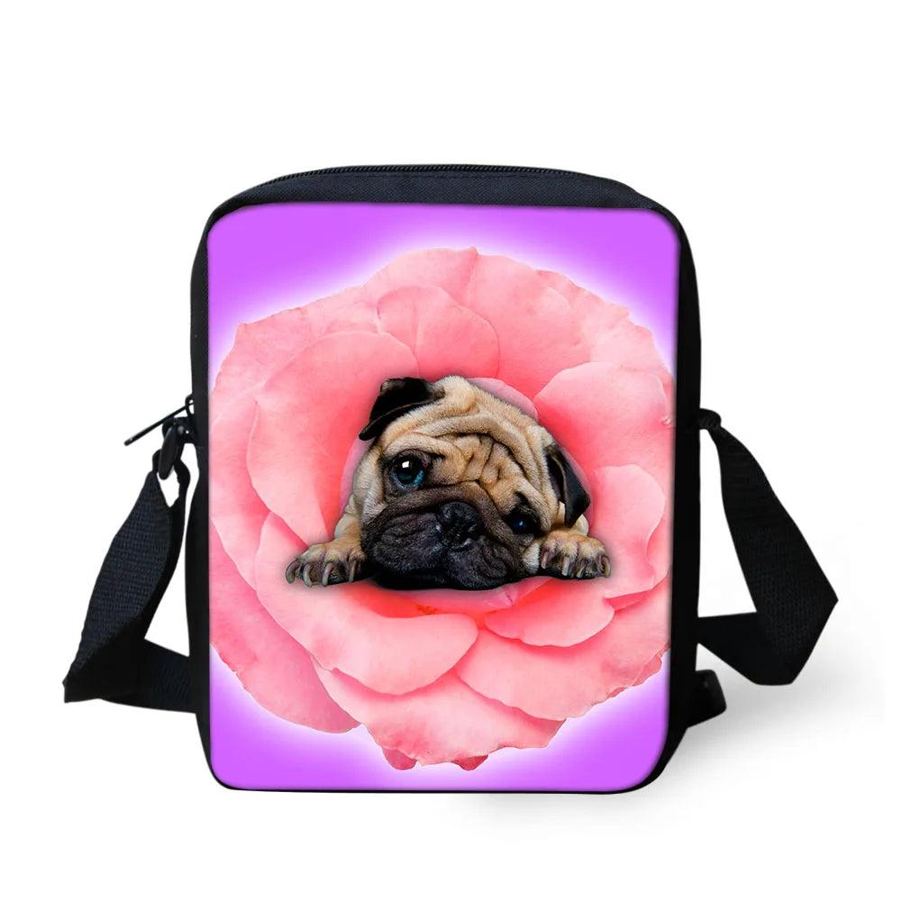 Flower Animal Women Mini Cross-body Bag Casual Messenger Bags