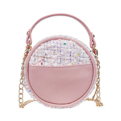 Flower Handbag Floral Shoulder Bags PU Leather Messenger Bag Girls Crossbody Bag