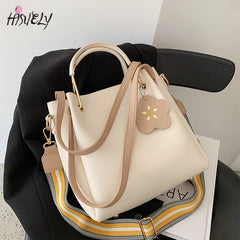 Flower Ladies Handbag Large Capacity Shoulder Bag