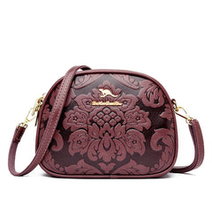 Flower Print Small Handbags and Purses Shoulder Crossbody Sac