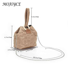 Flower Quilted Women Messenger Bag Chain Underarm Bag