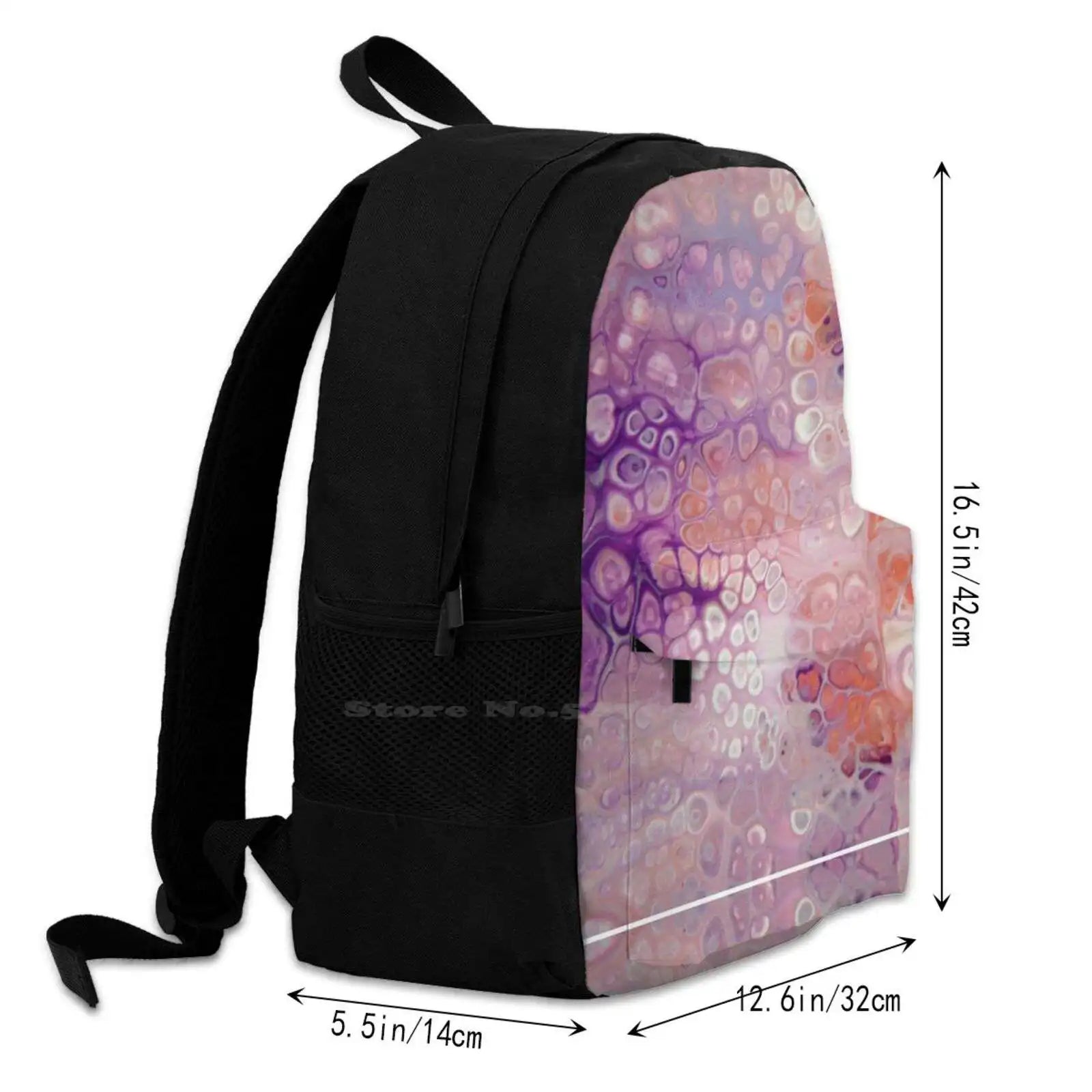Fluid Nature Large Backpack Laptop Travel Bag