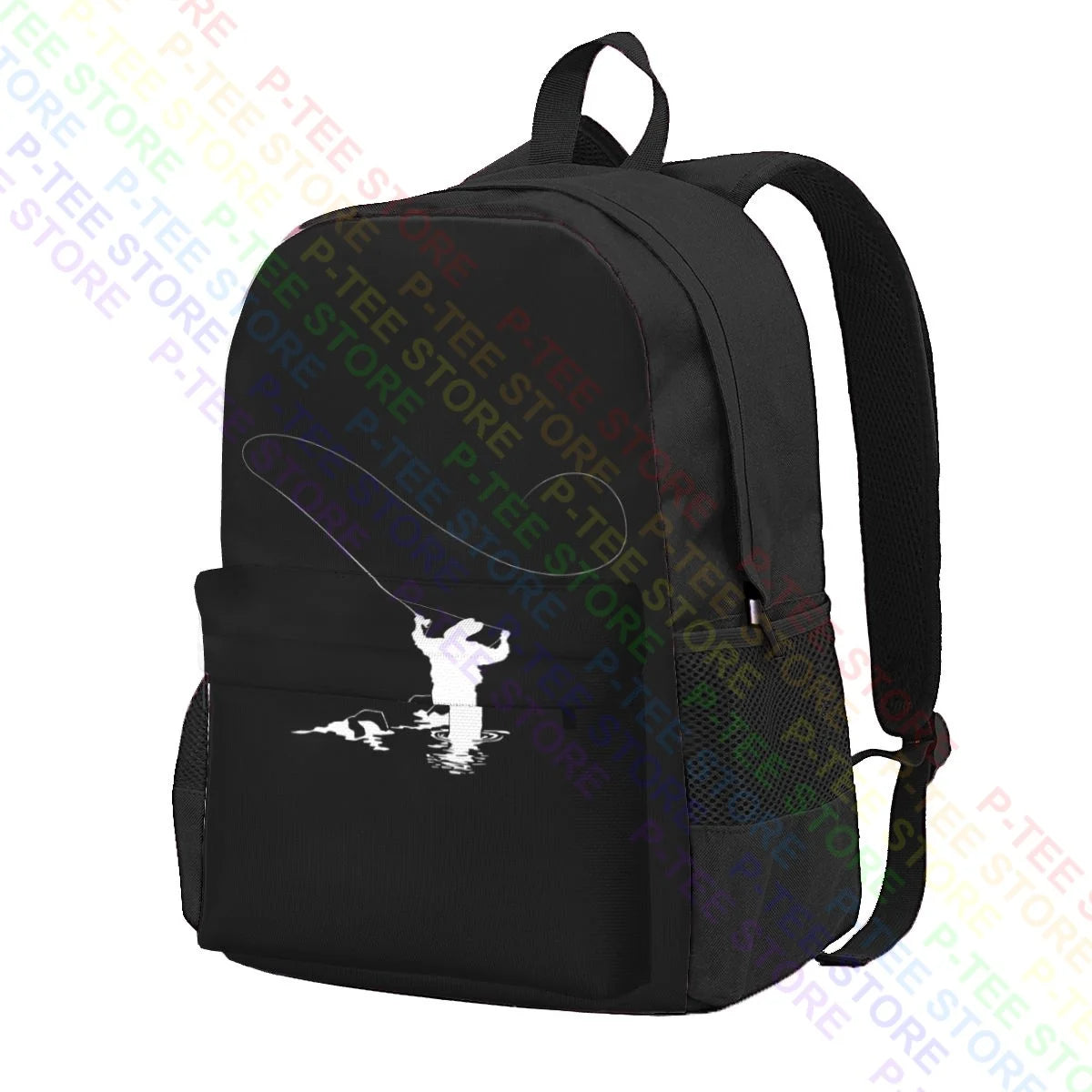 Fly Fishing Mens Fish Rod Hook Worm Bait Large Capacity Backpack