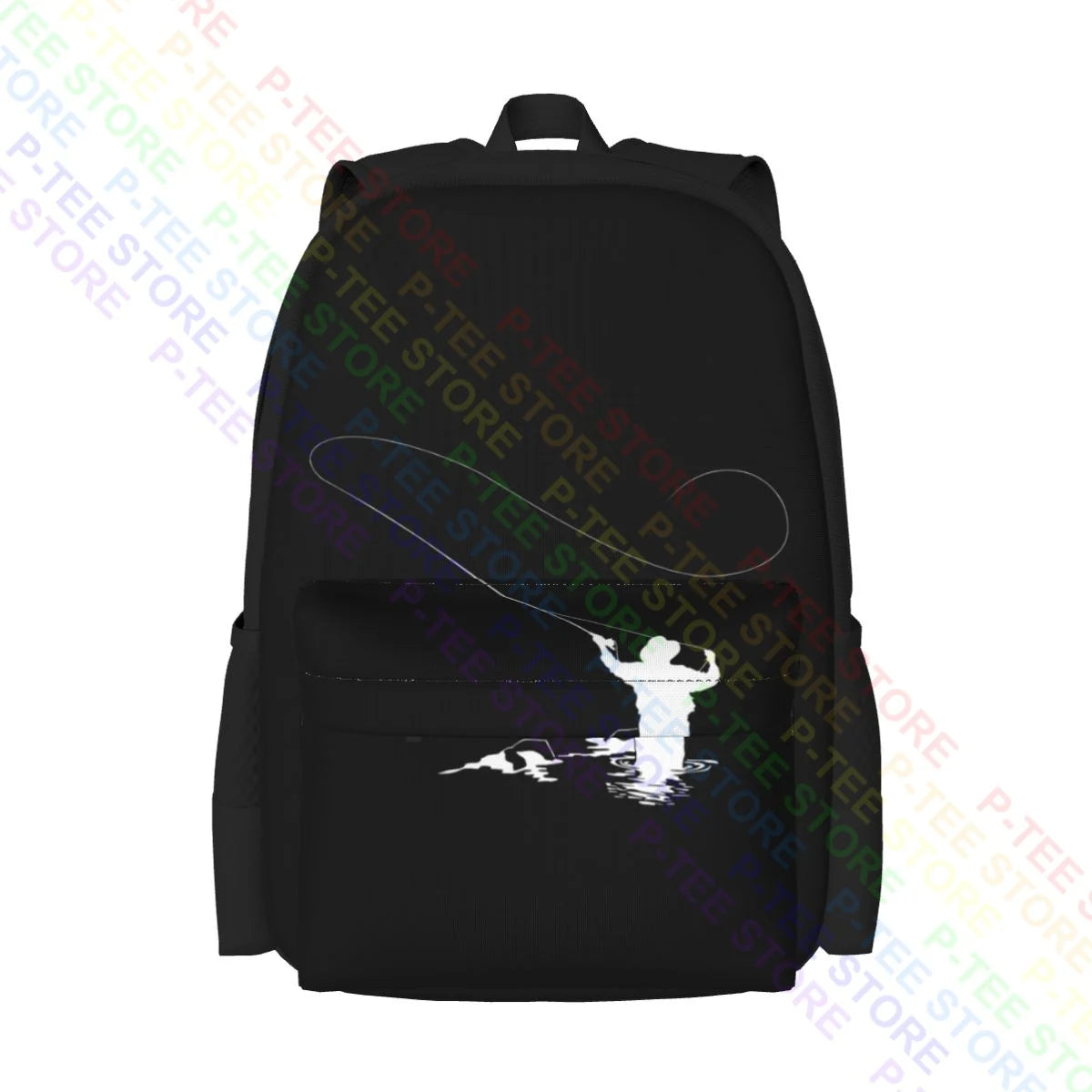 Fly Fishing Mens Fish Rod Hook Worm Bait Large Capacity Backpack