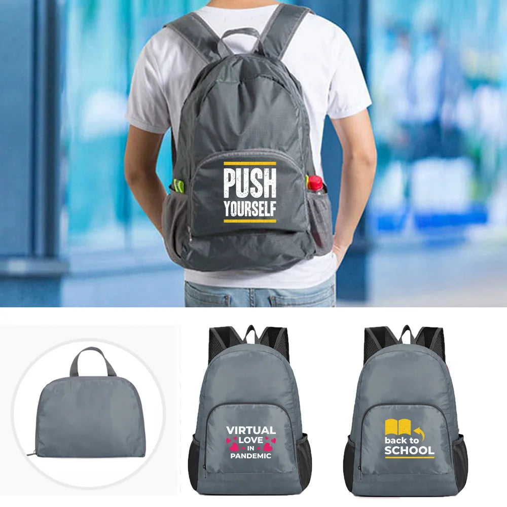 Foldable Backpack Portable Travel Hiking Bag Waterproof Daypack