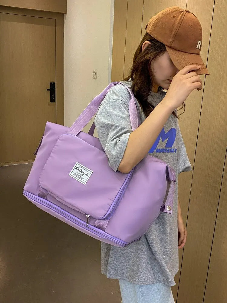 Foldable Maternity Travel Duffel Fitness Bag