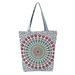Bohemia Round Print Shoulder Bag for School