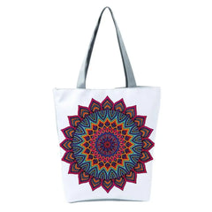 Bohemia Round Print Shoulder Bag for School