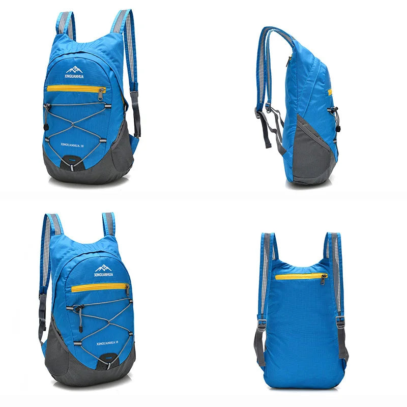 Foldable Men Outdoor Hiking Backpack School Bag Travel Male Climbing Camping
