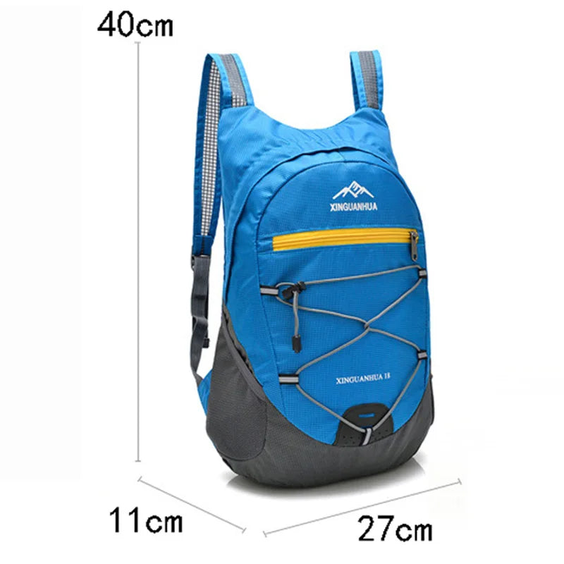Foldable Men Outdoor Hiking Backpack School Bag Travel Male Climbing Camping