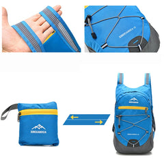 Foldable Men Outdoor Hiking Backpack School Bag Travel Male Climbing Camping