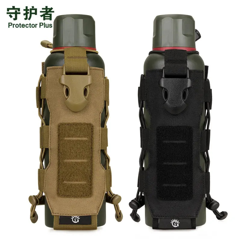 Foldable Molle Kettle Holder Bag Tactical Water Bottle Pouch