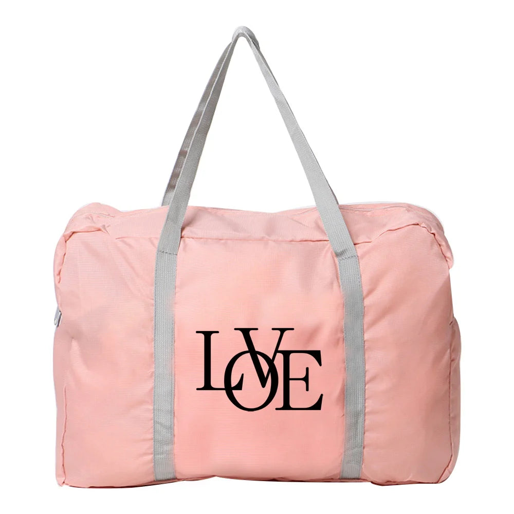 Foldable Nylon Travel Bag Water Proof Luggage Shoulder Pack