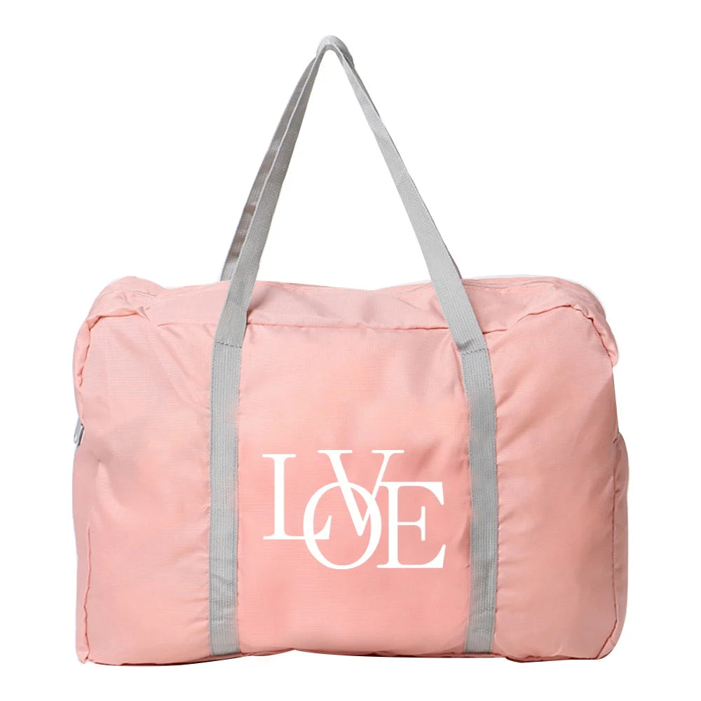 Foldable Nylon Travel Bag Water Proof Luggage Shoulder Pack