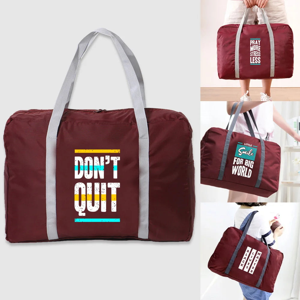 Large Capacity Travel Bag Duffle Bags Clothes Organizers