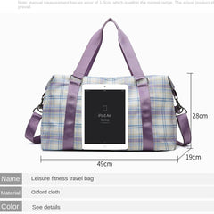Foldable Travel Bag Short Tour Weekender Gym Duffel Bag Water Proof Luggage
