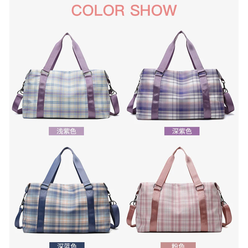 Foldable Travel Bag Short Tour Weekender Gym Duffel Bag Water Proof Luggage