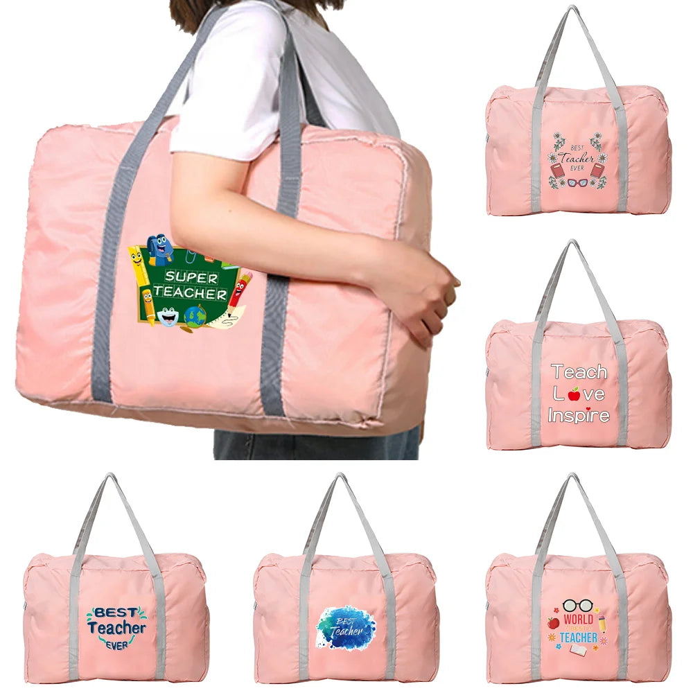 Foldable Travel Bag Water Proof Luggage Shoulder Pack Nylon