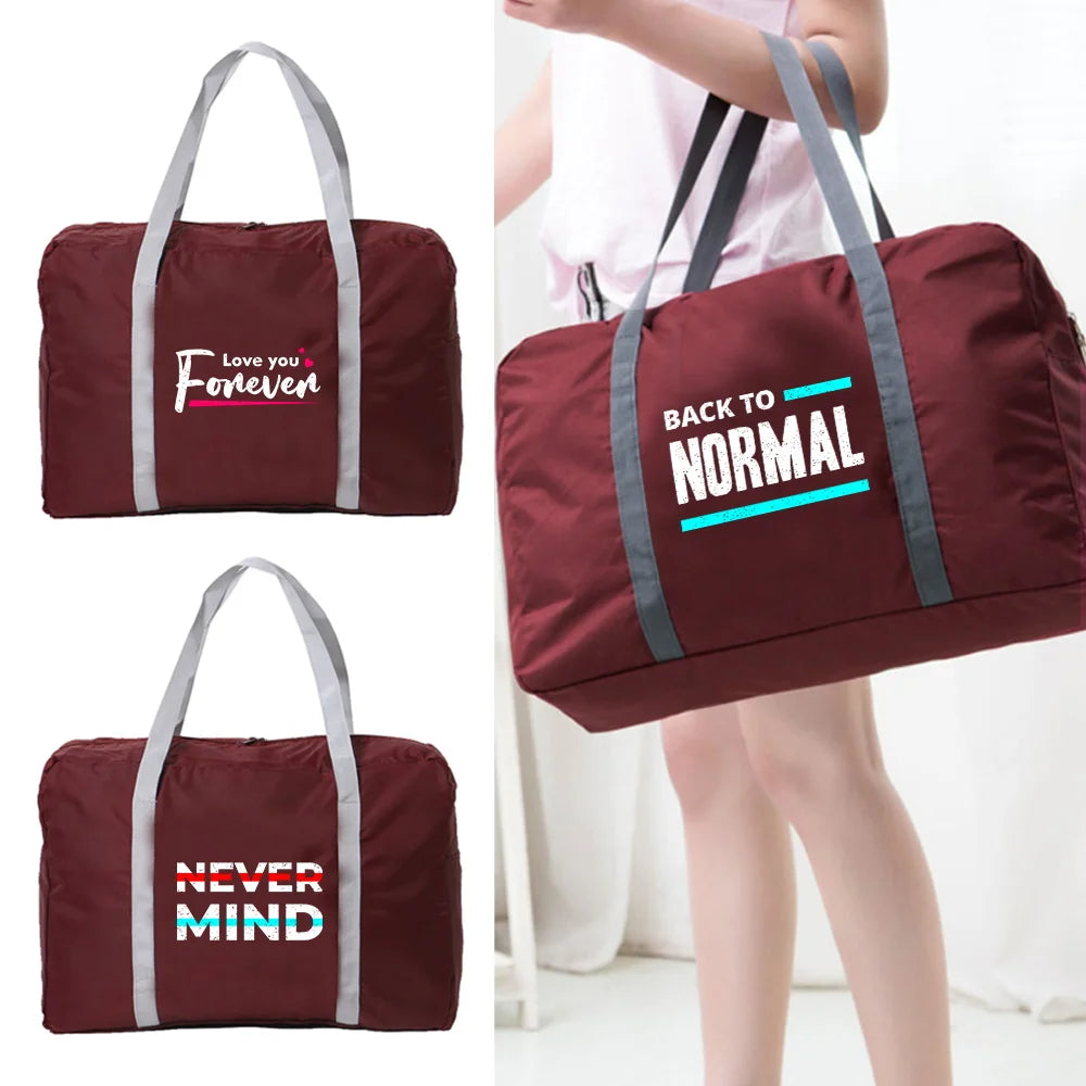 Travel Bag Waterproof Portable Storage Unisex Large Capacity HandleBag