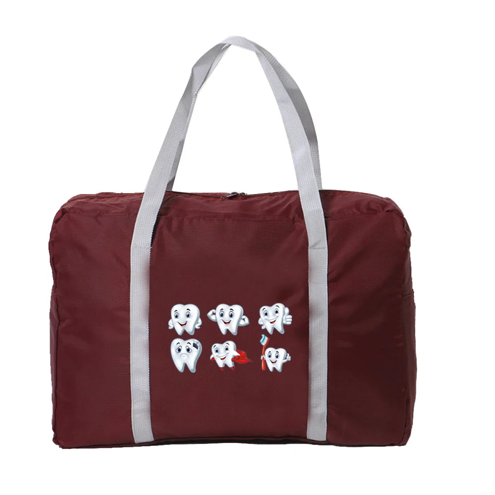 Foldable Travel Bag Waterproof Portable Storage Bag Large Capacity Handle Bag