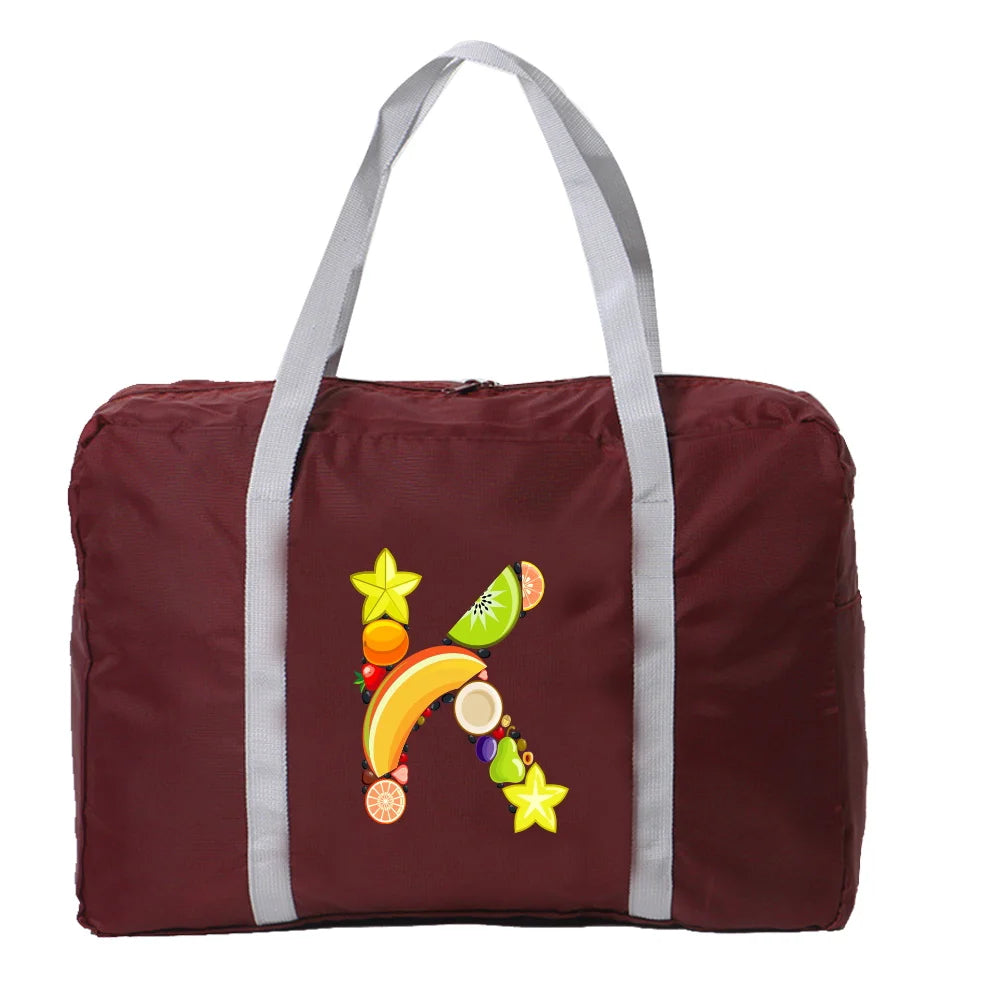 Foldable Travel Bag Waterproof Portable Storage Bag Large Capacity HandleBag
