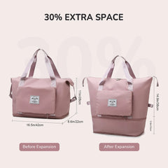 Foldable Travel Bag Women Waterproof Luggage Tote Duffle Handbag