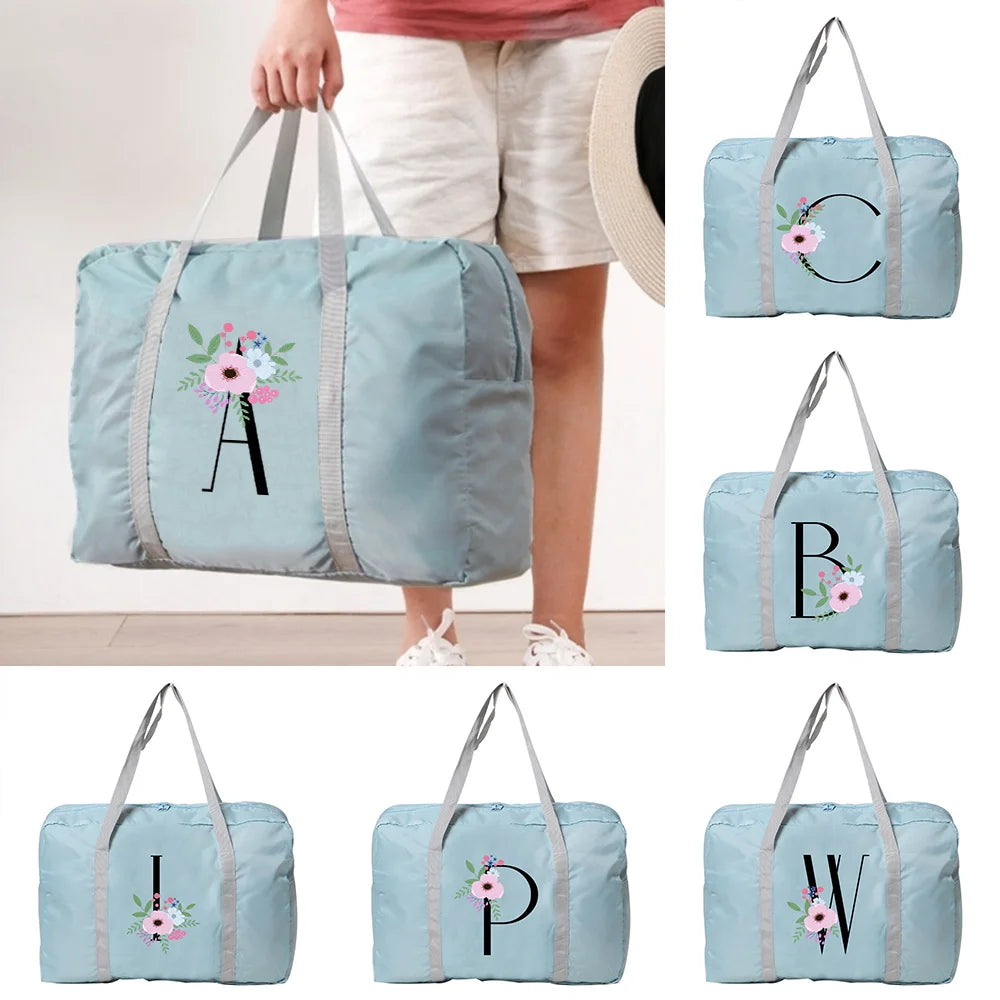 Foldable Travel Bags Large Capacity Storage Duffel Shoulder Bags