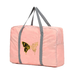 Butterfly&English Printing Duffle Bag Travel Accessories