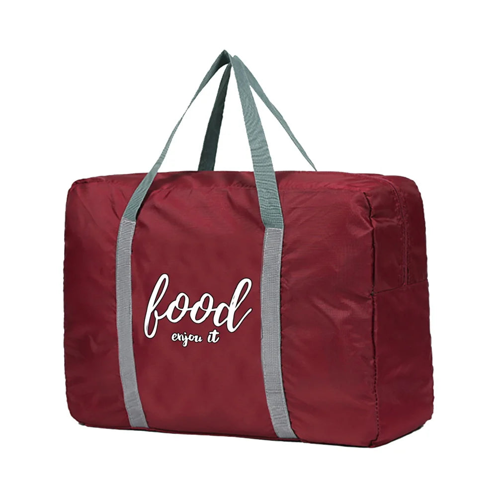 Foldable Travel Bags Portable Clothing Organizer Women Handbags Luggage Bag