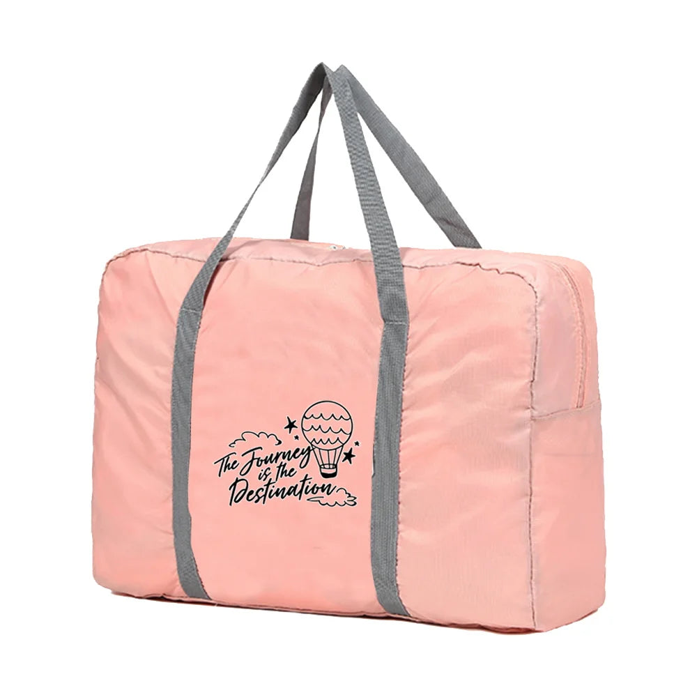 Foldable Travel Bags Unisex Nylon Large Organizer Women Handbag World Map