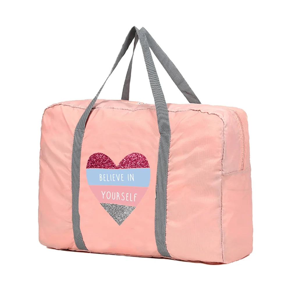 Foldable Travel Bags Women Handbags Duffle Bags Organizer Luggage