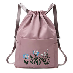 Waterproof DrawString Backpack for Gym Workout Outdoor Running Travel