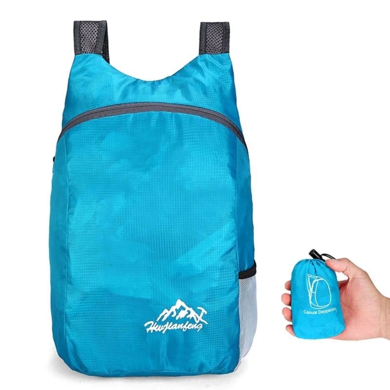 Ultralight Folded Backpack Camping Hiking Mountaineering Sports Men Women