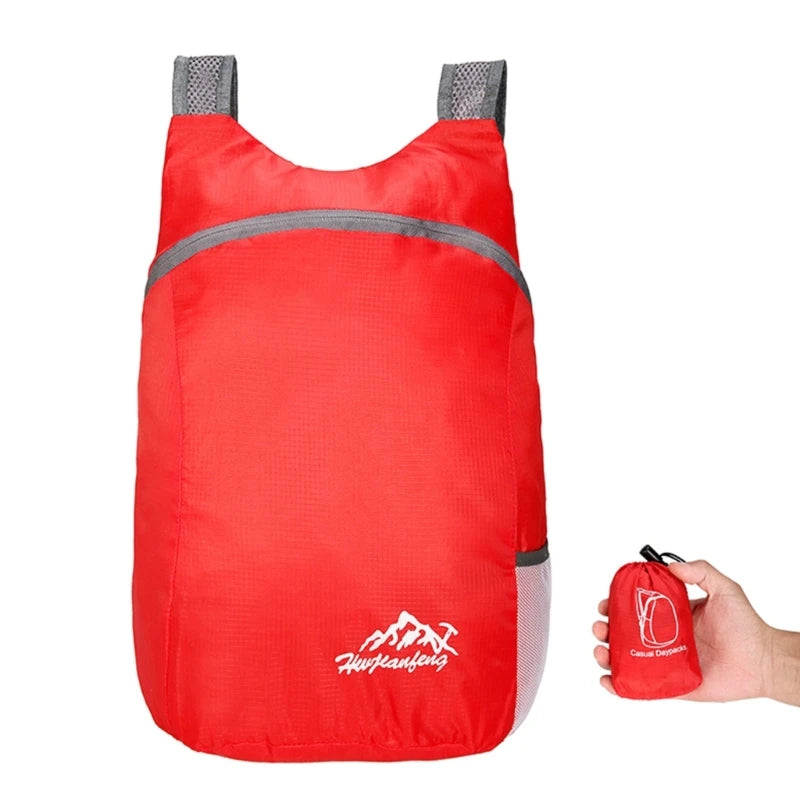Ultralight Folded Backpack Camping Hiking Mountaineering Sports Men Women