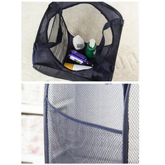 Foldable Laundry Storage Basket Nylon Mesh Net Bag