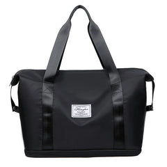 Waterproof Travel Tote Bag Large Capacity Multifunctional Pink Duffle Handbag