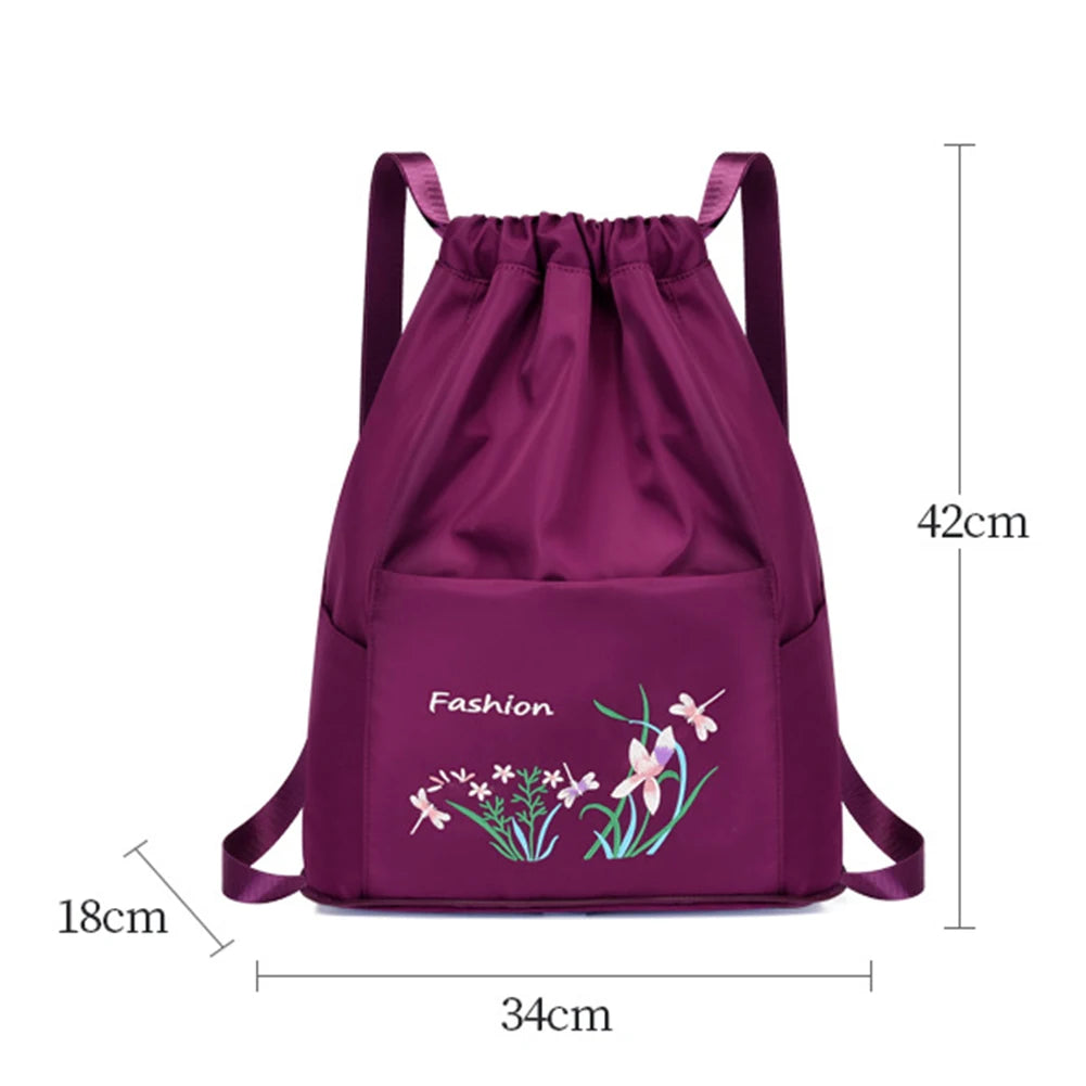 Folding Wet and Dry Shoulder Bag for Sport Workout Storage