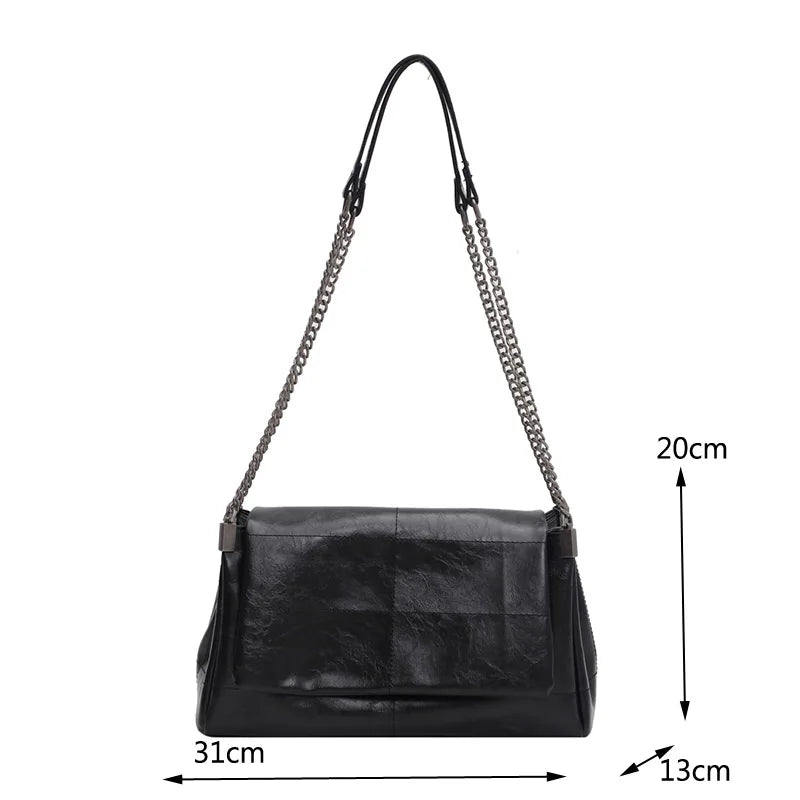 Thick chain Crossbody Bag For Women with Handle