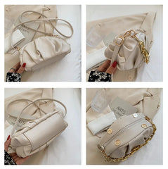 Thick Chain Crossbody Shoulder Bag for Women