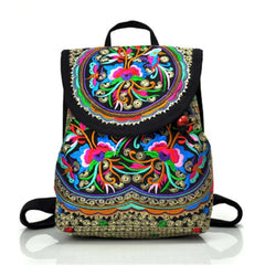 Folk-Custom Backpack Women Mochilas Mujer Mochila Feminina